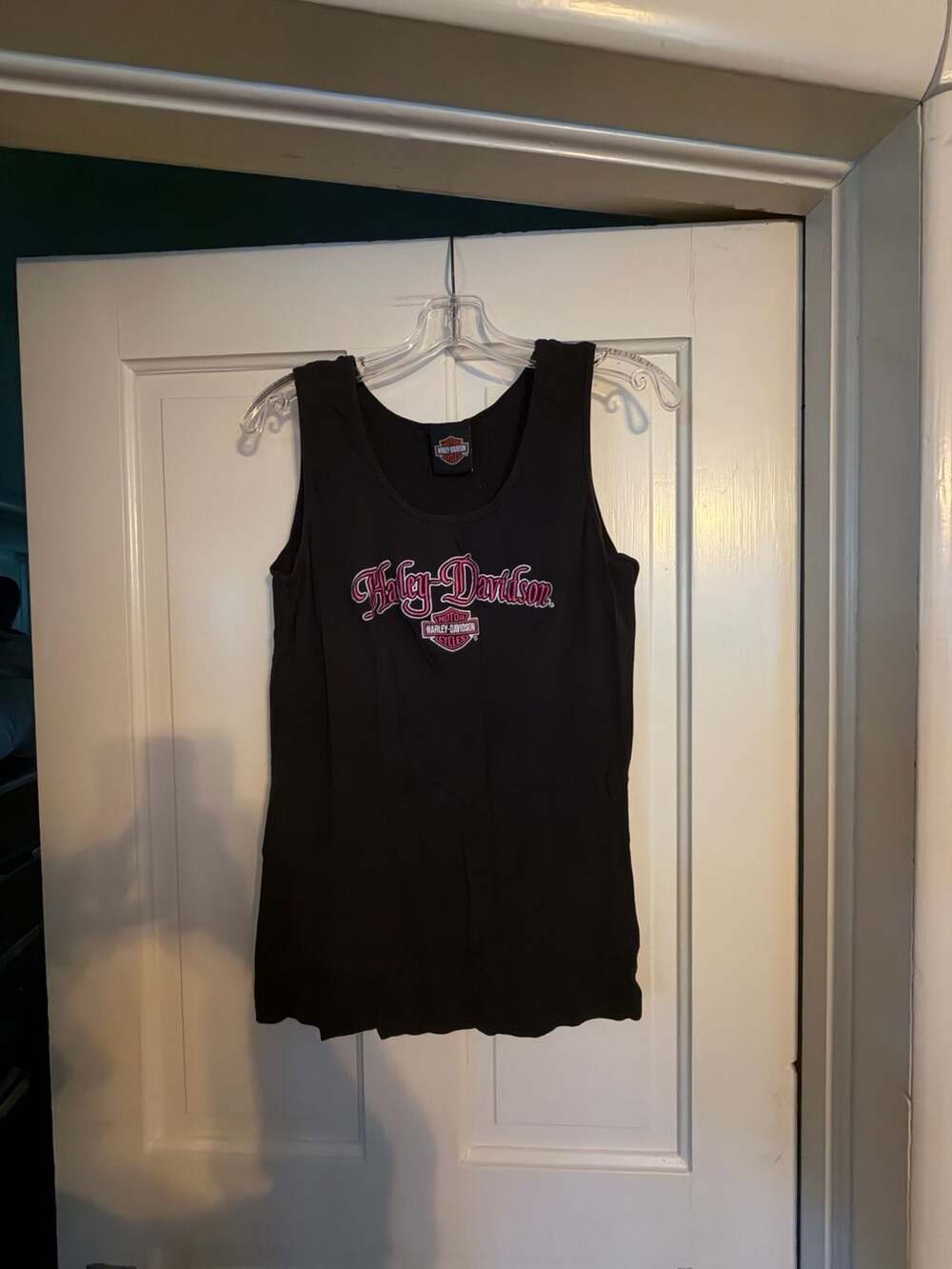 Harley-Davidson Doc's Harley-Davidson of Wausau Wisconsin Black Ribbed Tank Top
